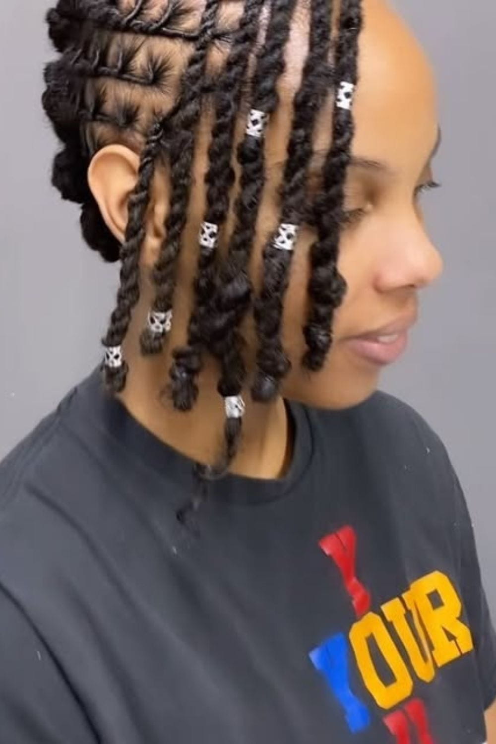 Two Strand Twist Mohawk