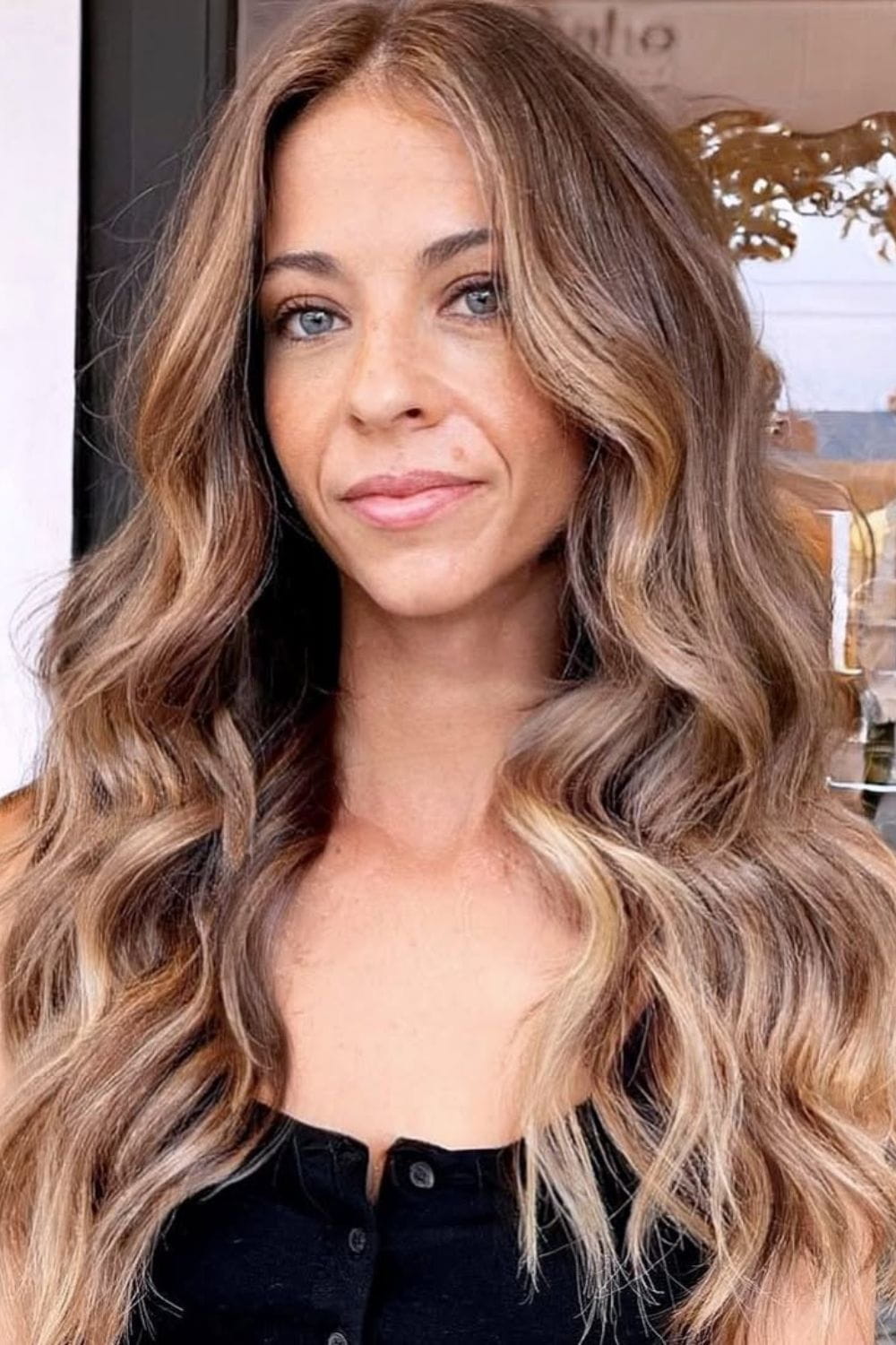 Vintage Boho Middle Part