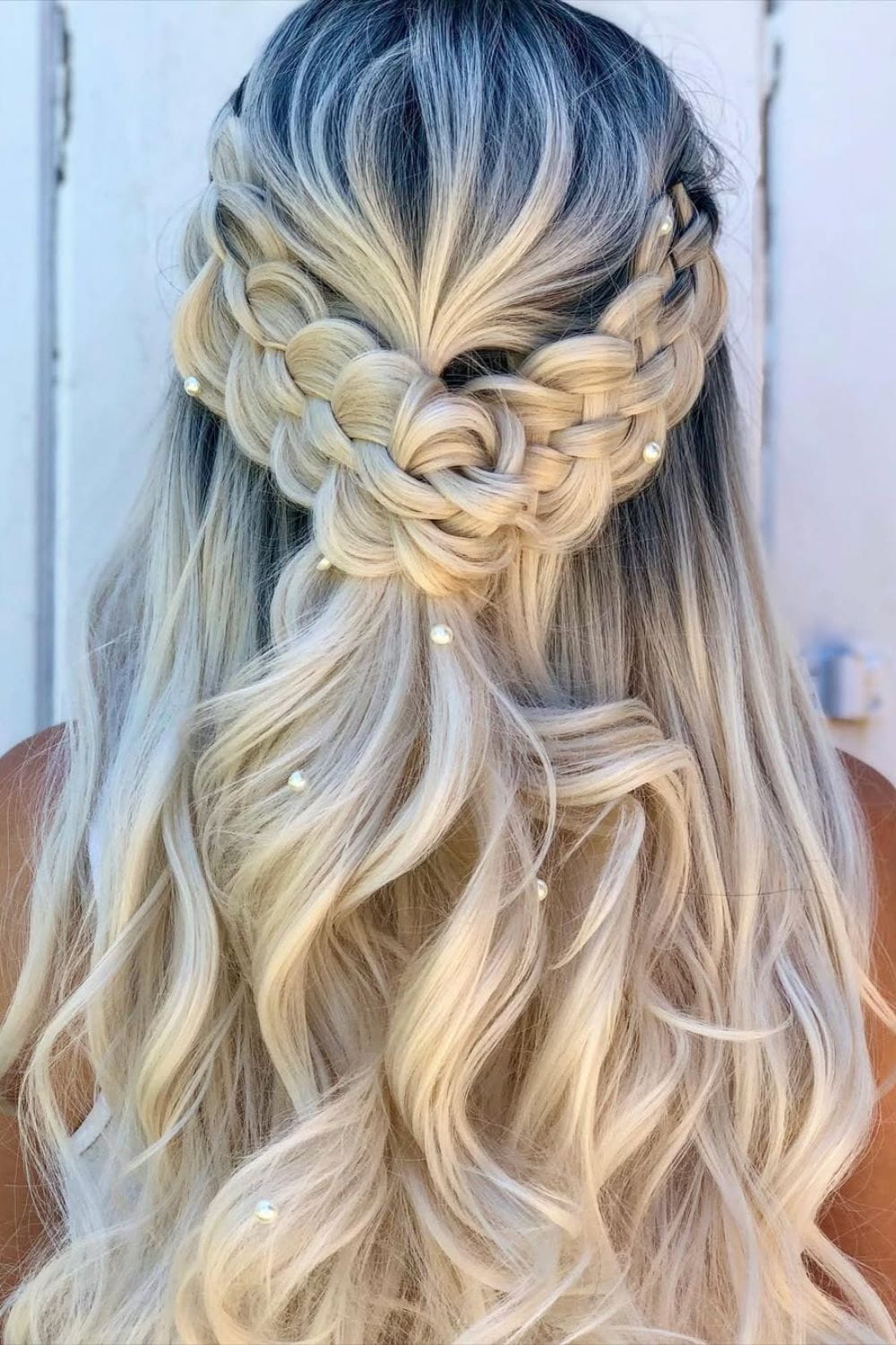 Wavy Half Up Half Down